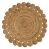 Tapis Rond Déco Jute - Diamètre 120cm -Produits Menagers Boutique tapis rond deco jute diametre 120cm