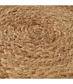 Tapis Rond Jute - Diamètre 90cm -Produits Menagers Boutique tapis rond jute diametre 90cm 2