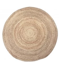 Tapis Rond Tressé En Jute - Diamètre 110cm