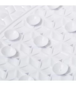 Tapis Salle De Bain Antidérapant PVC Blanc -Produits Menagers Boutique tapis salle de bain antiderapant pvc blanc 2