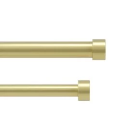 Umbra Tringle à Rideaux Double En Métal Doré Extensible De 91 à 168cm