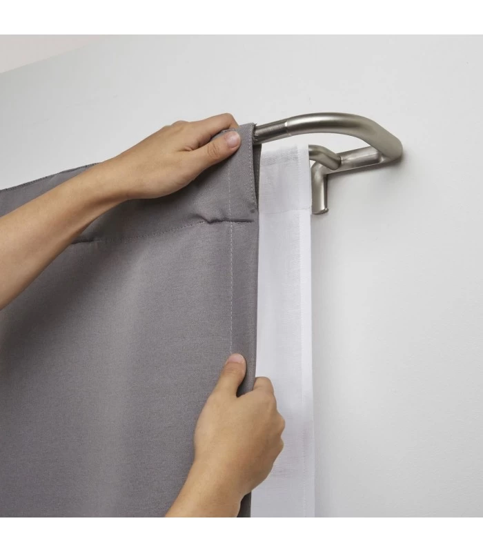 Umbra Tringle à Rideaux Double Extensible - Occultant 4 Umbra Tringle à Rideaux Double Extensible - Occultant – Image 2