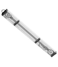 Tringle à Rideaux Extensible Métal Chrome Spirale - 122 à 211cm -Produits Menagers Boutique tringle a rideaux extensible metal chrome spirale 122 a 211cm 2