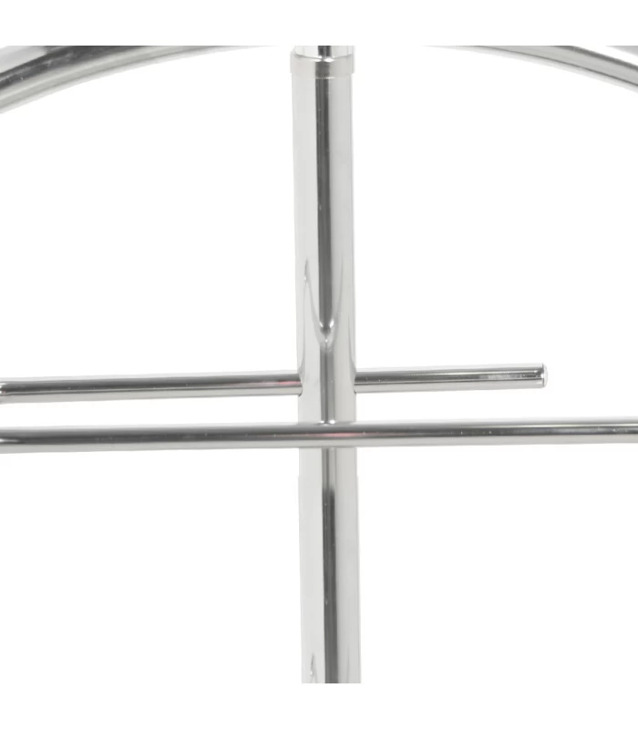 Valet De Chambre En Métal Chromé 43x28x109cm 5 Valet De Chambre En Métal Chromé 43x28x109cm – Image 3