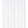 Voilage à Œillets Blanc Motifs Pois - Longueur 260cm -Produits Menagers Boutique voilage a oeillets blanc motifs pois longueur 260cm