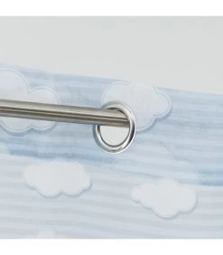 Voilage à Œillets Bleu Nuages Blancs Chambre Enfant - 140x260cm -Produits Menagers Boutique voilage a oeillets bleu nuages blancs chambre enfant 140x260cm 2